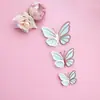 Decoração de Bolo Borboleta Dupla Camada Transfronteiriça Decoração de Bolo de Aniversário Inserção de Bolo Decoração de Bolo Inserção para Assar