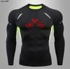 Ropa de fitness muscular, camiseta de manga corta, ropa de fitness de secado rápido, ropa de entrenamiento para correr, ropa elástica de secado rápido ajustada, camiseta deportiva de verano para hombre