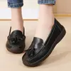 2026 Zapatos Casuales Antideslizantes Cómodos Versátiles para Mujer Zapatos Planos Mocasines Zapatos de un Solo Color Zapatos para Mamá Zapatos Formales de Moda para Mujer