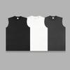 Chaleco de Punto sin Mangas Retro Americano Pesado Ami Color Caqui Lavado Algodón Puro Color Sólido Neutro Holgado Cuello Redondo para Hombres y Mujeres