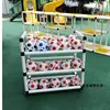 Carrinho de Armazenamento de Bolas Creche Suporte de Armazenamento para Palitos de Esponja Carrinho de Armazenamento para Colchonetes de Ginástica Infantil com Rodízios Móvel