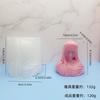 Molde de silicona para vela de aromaterapia femenina, molde DIY para estatua de diosa, piedra aromática de aromaterapia, molde de decoración de yeso