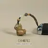 Sândalo Verde Pequeno Cavalo da Sorte Pingente Cavalo do Zodíaco Ben Ming Nian Corrente de Celular Pingente de Bolsa Fofo Cavalo Carruagem Pingente Chaveiro Corrente