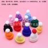 Mini Gorros de Navidad, Bufandas Pequeñas, Gorros de Punto Navideños, Gorros Pequeños, Tapas de Botella de Cuchillo y Tenedor, Decoraciones Navideñas de Bufanda Pequeña para el Cuello