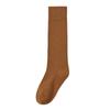 Calcetines largos para mujer hasta la pantorrilla, calcetines hechos a mano sin costuras en la puntera, algodón puro, para primavera, otoño e invierno, calcetines de rodilla alta