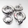 Anillo de bola de resorte BCR de acero inoxidable transfronterizo tamaño grande pendientes de bola de resorte anillo para pezón anillo femenino anillo multipropósito anillo PA