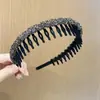 Nueva diadema de alta gama 2026, peine para el cabello estilo Maillard para peinar y arreglar los cabellos sueltos, accesorio para el cabello de uso diario estilo coreano para usar al aire libre