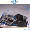 Caja de Almacenamiento de Cristal Rectangular Transparente Caja de Exhibición de Columna de Cristal Soporte de Exhibición para Bola de Cristal Caja de Minerales para Gato