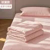 Lençol de Algodão Lavável Classe A, Peça Única, Respirável, para Cama de Solteiro 1,5m, Lavável à Máquina, Não 100% Algodão, Algodão Puro 1,5m