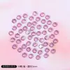 Manicure Rosa Zircônia Pequena Rasteirinha Fundo Mini Zircônia Diamante Joias de Manicure Joias de Diamante para Manicure Diamante Decorativo Brilhante