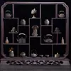 Novo Estilo Chinês Dinastia Song Estética Sala de Chá Prateleira de Exibição, Bule, Lata de Chá, Incensário, Cerimônia do Chá Decorações Artesanais Estilo Retrô