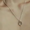 Colar com pingente de gota d'água minimalista e claro para mulheres, moda de alta qualidade, luxo leve, corrente elegante para a clavícula, gargantilha de nicho estilo ins