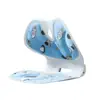 Almofada Corretora de Postura Infantil, Almofada de Assento Dobrável Protetora da Cintura, Assento Integrado Ergonômico, Cadeira de Escritório, Temática de Anime para Longos Períodos Sentado