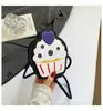 Bolso Infantil Estilo Nuevo, Moderno de un Hombro Lindo Dibujo Animado Bloques de Color Unisex PU Hombro Cruzado Accesorio Billetera