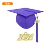 Gorra de Graduación 2026 Gorra Cuadrada para Ceremonia de Graduación con Borla Gorra de Título para Estudiantes Universitarios y de Posgrado Accesorio para Fotos Personalización