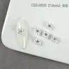 Decoraciones para Uñas con Flor de Perla Mini y Pedrería, Accesorios de Flor de Pedrería de Color Sólido Simples y Versátiles, Montículo de Perlas