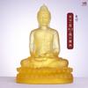 Jade de Vidro Buda Original Buda Buda Sakyamuni Buda Tathagata Ornatos de Dedicação Artesanato em Vidro Ornatos de Dedicação