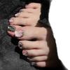 12 Piezas de Parches Puros Hechos a Mano para Uñas de los Pies, Uñas de los Pies Usables, Nuevo Producto Verano 2026, Parches para Uñas de los Pies que Mejoran la Blancura, Removibles