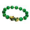 Nuevo brazalete valiente que cambia de color sensible a la temperatura brazalete de piedra ojo de gato de ágata de cristal fabricantes de joyería de oro arena al por mayor en stock