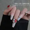 Decoração de Unha Bola de Strass Formato Ovo de Pombo Fina, Item Quente de Celebridade da Internet, Acessório de Unha Cristalino Oval Super Brilhante