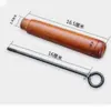 Mango de Madera de Haya al por Mayor para Uso Doméstico y Comercial, Mango Universal Anti-quemaduras, Mango de Madera Maciza, Accesorios para Wok, Mango Especial de Madera