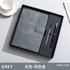 Caixa de Presente Personalizada para Caderno Conjunto Caderno A5 Executivo com Capa de Couro Macio Caderno de Alto Valor com Logotipo Personalizado
