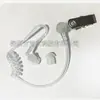 Accesorios para auriculares de Walkie-Talkie catéter de aire catéter único catéter transparente tubo de auriculares