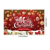 Telón de Fondo Navideño Nuevo Transfronterizo Banner Temático Feliz Navidad Decoración de Escena de Fiesta Bandera Colgante
