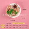 Adesivos magnéticos de geladeira com comida especialidade local, intestino grosso nove voltas, carneiro cozido no vapor, carne cozida no vapor, prato famoso de Shanxi, comida de grande marca de luxo, comida e brincadeira, adesivos magnéticos