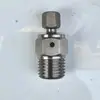 Válvula de Escape da Bomba de Água Porta de Ar Frio Acessórios da Bomba G1/4 Aço Inoxidável Válvula de Escape de Cobre de 2 Pontos Manual Tipo Agulha Antigo