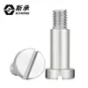 Tornillos de cabeza plana de acero inoxidable 304, tornillos de hombro con rosca parcial, tornillos de tope de paso alto, tornillos de cabeza plana M2-M8