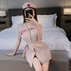 Ying humo sexy traje de enfermera lencería sexy escote pronunciado tentación caliente juego de rol traje de cama uniforme femenino 0931