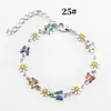 Pulsera de Aleación de Venta Caliente Transfronteriza, Versátil, Creativa y de Moda, Pulsera Femenina de Ojo de Diablo Corazón Estilo Europeo y Americano Ins