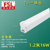 FSL Foshan Lighting Portalámparas integrado T5T8 LED luz diurna 4w12w1.2 M serie Luz blanca vidrio