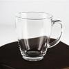 Vaso de Cerveza de Barril de Vidrio Grueso Resistente al Calor con Asa Vaso de Té para Hogar Salón de Mahjong Gran Capacidad 380 ml