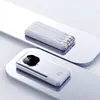 Cargador Portátil Ultra Delgado Certificado 3C con Gran Capacidad, Carga Rápida, 10,000 mAh, Cable Integrado, Fuente de Alimentación Portátil, Personalizable
