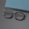 Gafas de sol retro de titanio puro para miopía con graduación ajustable para hombre Sun Honglei Li Chengyang