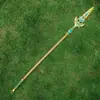 Guan Yu Hoja de Dragón Verde Media Luna Lu Bu Alabarda Fang Tian Juguetes Periféricos de los Tres Reinos Espadas Armas de Plástico PP Arma de Zhang Liao