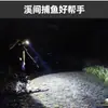 Faro de luz fuerte impermeable recargable LED litio faro pequeño pesca nocturna patrulla al aire libre camping linterna de cabeza