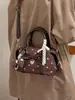 Yuezhi 2026 principios de otoño nuevo dulce encaje lunares moderno moda bolso de mano plisado bolsa nube bolso cruzado con cadena