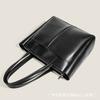 Nuevo bolso de mano de cuero suave con textura de cuero, bolso de alta gama, gran capacidad, bolso de viaje moderno y versátil.