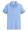 Camisa polo de trabajo con logo personalizado, secado rápido, tacto fresco, deportiva, con cuello camisero, adecuada para uniformes corporativos y ropa de equipo