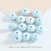 Jingdezhen Joyería Accesorios Cerámica de Alta Temperatura Cuentas Espaciadoras Pulsera Accesorios Cuentas Pequeñas de Platillo Volador Cuentas Sueltas Pulsera Collar Material