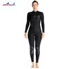 Traje de buceo cálido europeo y americano de 3 mm para mujer, traje de buceo de una pieza de manga larga engrosado de talla grande para surf, esnórquel, traje de baño de invierno, equipo