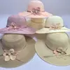 Sombrero de Paja de Ala Ancha Versátil de Verano para Mujer, Sombrero de Playa, Sombrero de Protección Solar, Sombrero de Sol de Paja