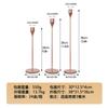 Candelabro de hierro dorado transfronterizo de Amazon, venta al por mayor, cena a la luz de las velas, adornos románticos, decoración del hogar, manualidades creativas.