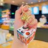 Mini Rubik's Cube Keychain Atacado Cartoon Pequeno Presente Boneca Bonito Bolsa Pendurada Decoração Estudante Bolsa Pingente Presente