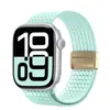 Adequado para Pulseira Apple Watch Applewatch7/8/9 Malha Elástica de Nylon Fivela Magnética Pulseira Iwatchs10