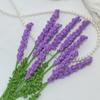 Lavanda Flor Tejida a Mano Lana de Flor Flor Terminada Ramo de Simulación Flor Tejida a Mano Adornos Decoración para el Hogar Boda