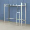 Mesa baja para cama combinada cama de hierro cama individual para apartamento cama para estudiantes personal dormitorio cama elevada estantería integrada